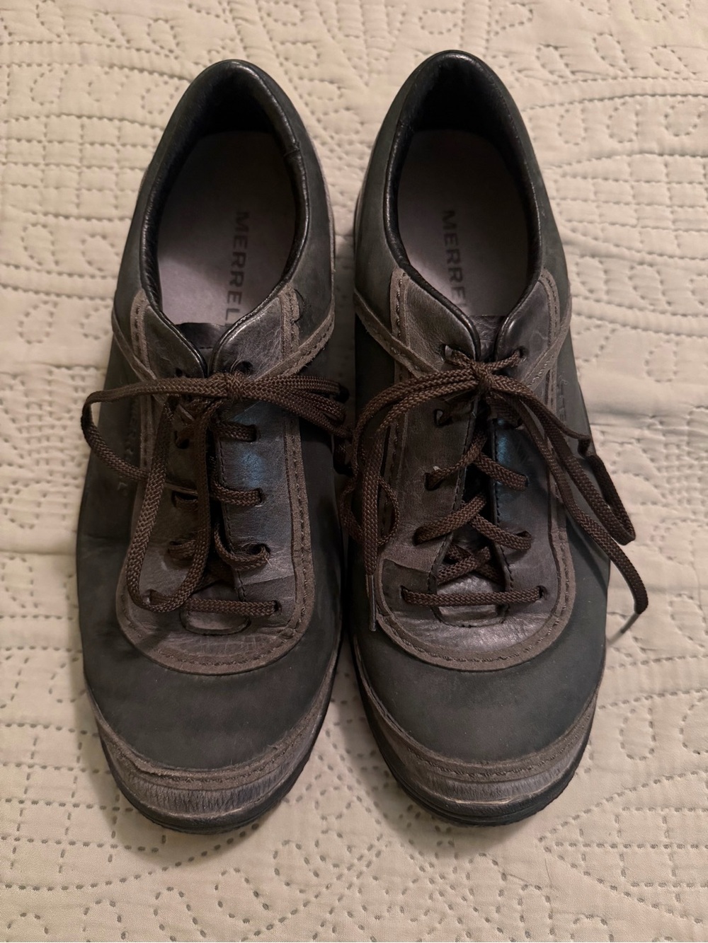 Merrell Brown Leather Casual Lace-Up Shoes